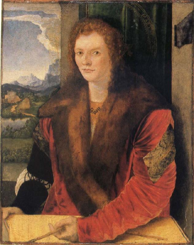 Albrecht Durer Young Man as St.Sebastian oil painting picture